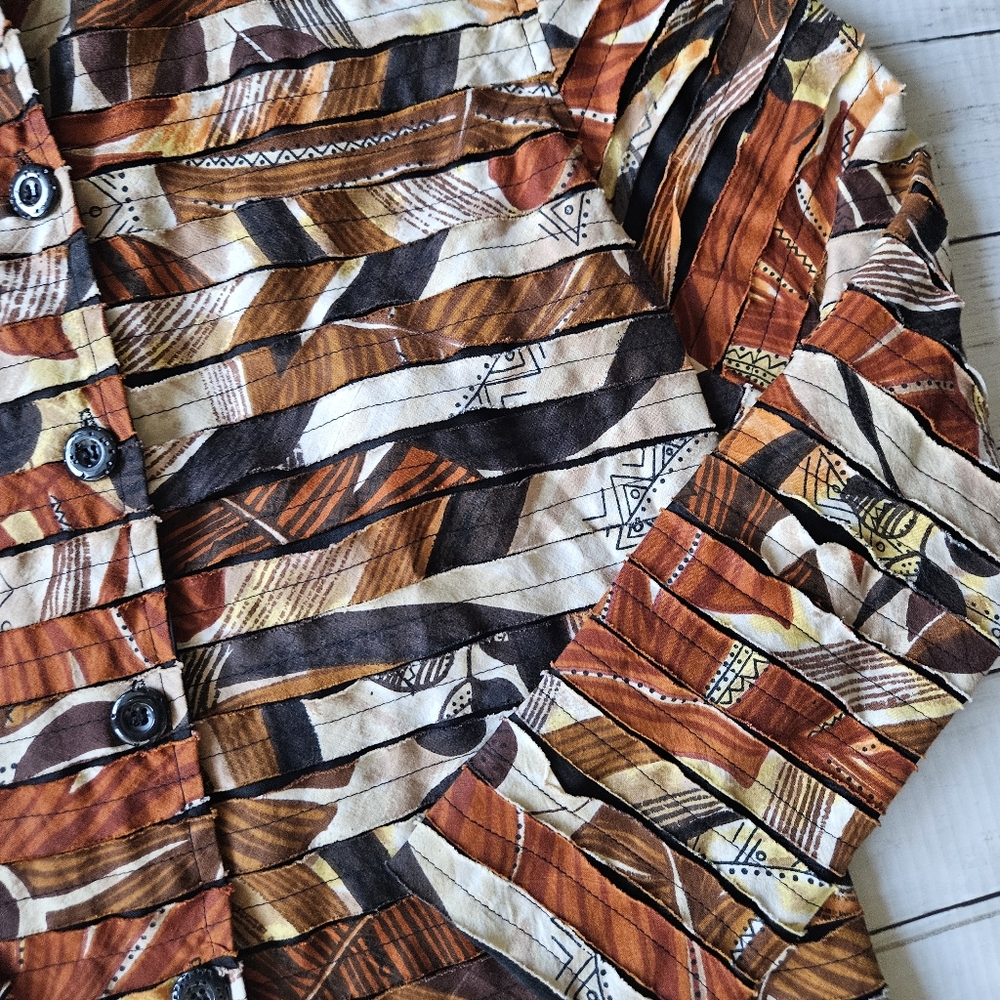 Vintsge Patterned Jacket Size‎ Medium - Picture 4 of 6